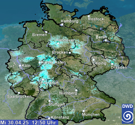 Regenradar Deutschland